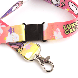 LuxCups Creative Lanyard Rainbow Unicorn Lanyard