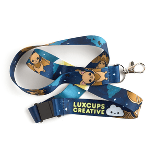 LuxCups Creative Lanyard Navy Bat Lanyard