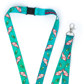 LuxCups Creative Lanyard Axolotl Lanyard