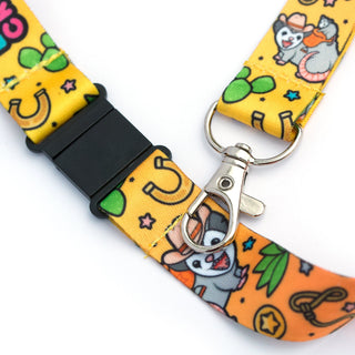 LuxCups Creative Lanyard Possum Posse Lanyard