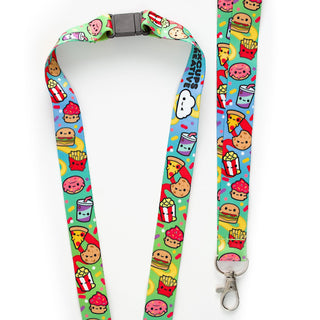 LuxCups Creative Lanyard Junk Food Lanyard