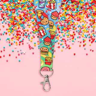 LuxCups Creative Lanyard Junk Food Lanyard