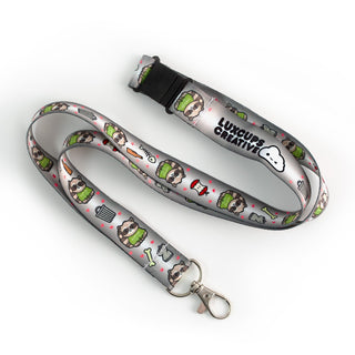 LuxCups Creative Lanyard Raccoon Lanyard