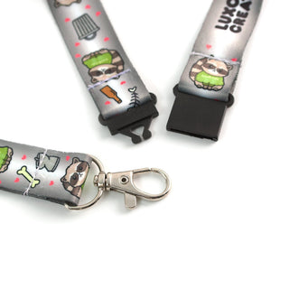 LuxCups Creative Lanyard Raccoon Lanyard