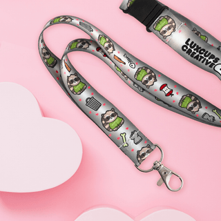 LuxCups Creative Lanyard Raccoon Lanyard