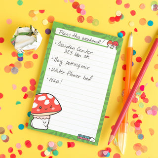LuxCups Creative Notepad Red Mushroom Notepad