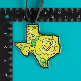 LuxCups Creative Ornament Texas Yellow Rose Ornament