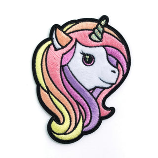 LuxCups Creative Patch Fuzzy Rainbow Unicorn Adhesive Patch