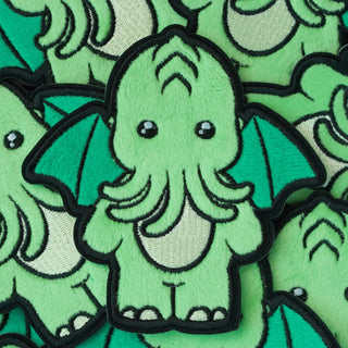 LuxCups Creative Patch Fuzzy Cute-thulhu Adhesive Patch