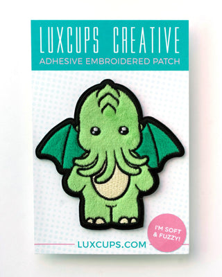 LuxCups Creative Patch Fuzzy Cute-thulhu Adhesive Patch