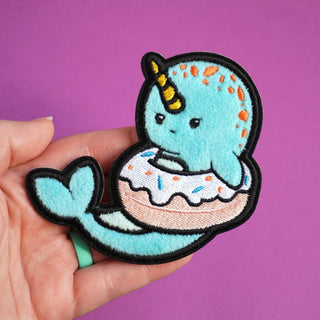 LuxCups Creative Patch Narwhal Patch