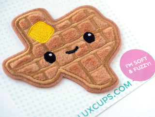 LuxCups Creative Patch Texas Waffle Fuzzy Patch