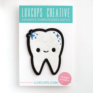 LuxCups Creative Patch Fuzzy Twinkle Tooth Adhesive Patch