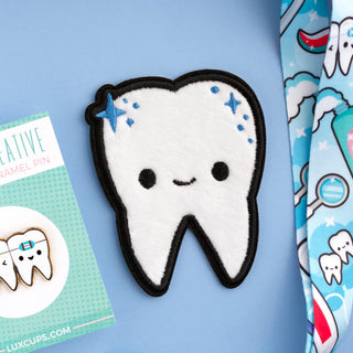 LuxCups Creative Patch Fuzzy Twinkle Tooth Adhesive Patch