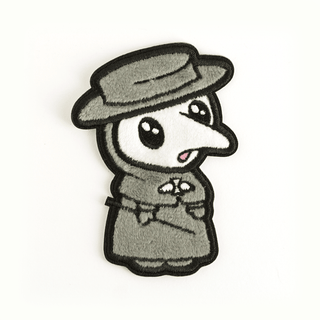 LuxCups Creative Patch Plague Doctor Fuzzy Patch