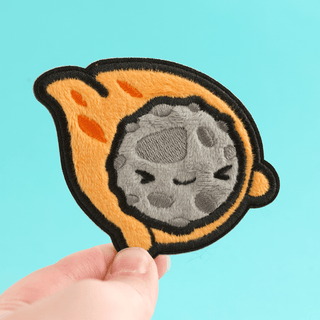 LuxCups Creative Patch Meteor Mike Fuzzy Patch