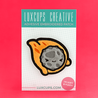 LuxCups Creative Patch Meteor Mike Fuzzy Patch