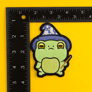 LuxCups Creative Patch Frog Magic Fuzzy Patch