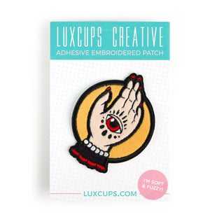 LuxCups Creative Patch Mystic Hand Fuzzy Patch