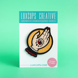 LuxCups Creative Patch Mystic Hand Fuzzy Patch