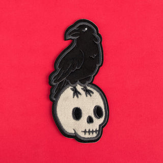 LuxCups Creative Patch The Raven Fuzzy Patch