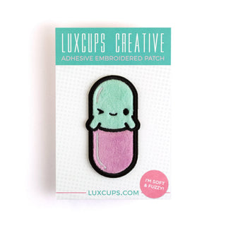 LuxCups Creative Patch Happy Pill Patch