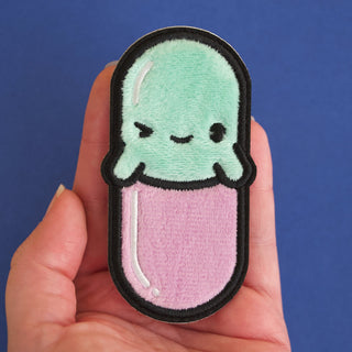 LuxCups Creative Patch Happy Pill Patch