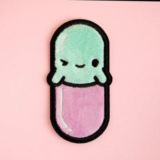 LuxCups Creative Patch Happy Pill Patch