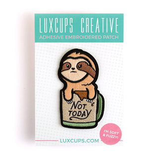 LuxCups Creative Patch Sloth Mug Patch