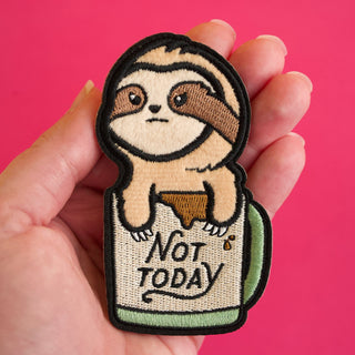 LuxCups Creative Patch Sloth Mug Patch