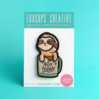 LuxCups Creative Patch Sloth Mug Patch