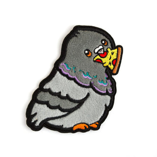 LuxCups Creative Patch Pizza Pigeon Patch