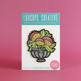 LuxCups Creative Patch Venus Fly Trap Patch