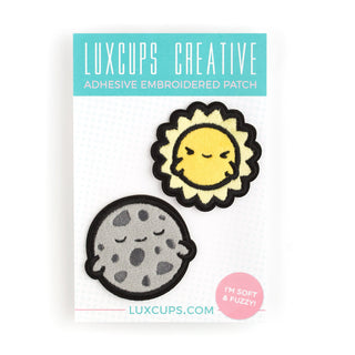 LuxCups Creative Patch Luna + Sol Patch Set