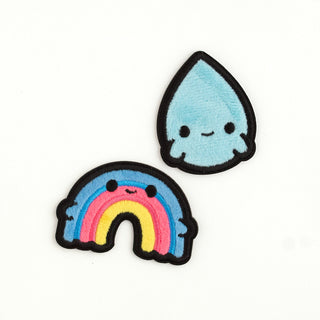 LuxCups Creative Patch Rain Buds Patch Set