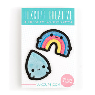 LuxCups Creative Patch Rain Buds Patch Set