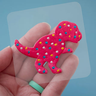 LuxCups Creative Patch Mini Dino Cookie Patch Pack