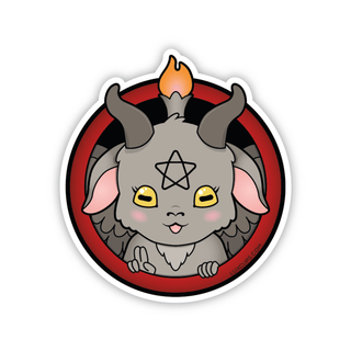 LuxCups Creative Sticker Baphomet Sticker