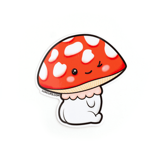LuxCups Creative Sticker Red Mushroom Sticker