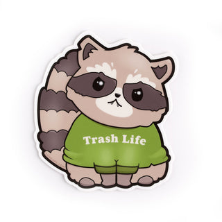 LuxCups Creative Sticker Raccoon Sticker