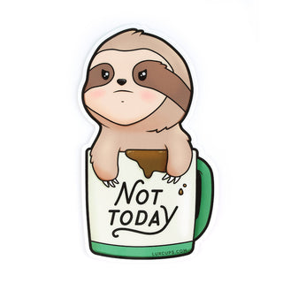 LuxCups Creative Sticker Sloth Mug Sticker