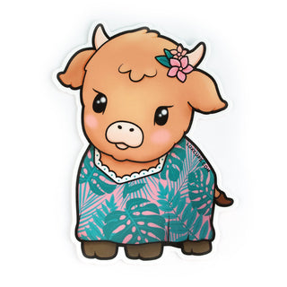 LuxCups Creative Sticker MooMu Cow Sticker