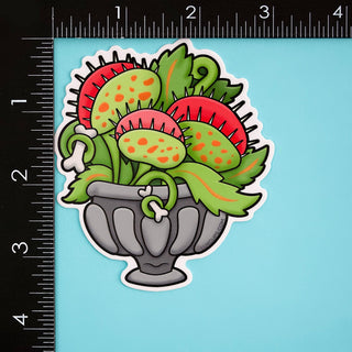 LuxCups Creative Sticker Venus Fly Trap Sticker