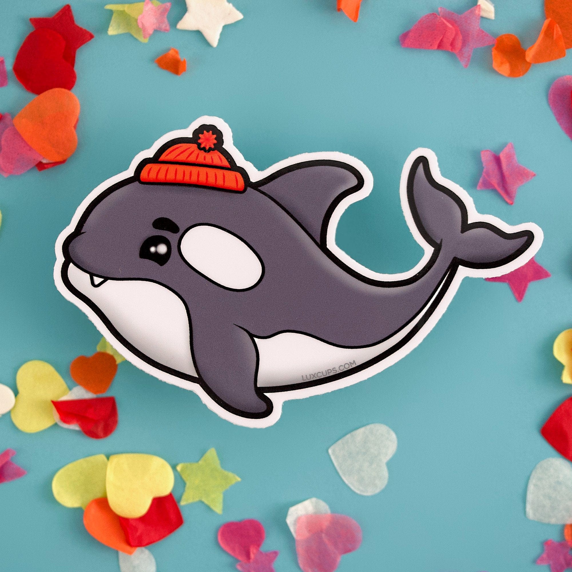 Orca Sticker – LuxCups Creative
