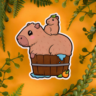 LuxCups Creative Sticker Capybara Cuties Sticker