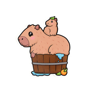 LuxCups Creative Sticker Capybara Cuties Sticker