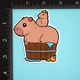 LuxCups Creative Sticker Capybara Cuties Sticker