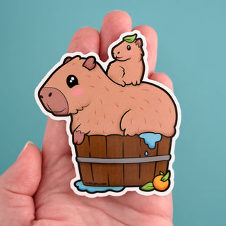 LuxCups Creative Sticker Capybara Cuties Sticker