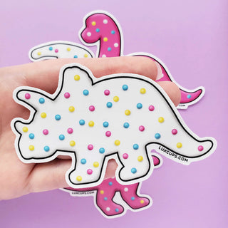 LuxCups Creative Sticker Dino Cookie Sticker Pack