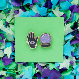 LuxCups Creative Stud Earrings Fortune Teller Earrings